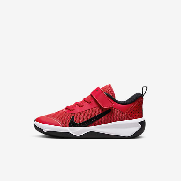 Red nike boys trainers on sale